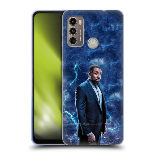 Black Lightning Characters Jefferson Pierce Soft Gel Case for Motorola Moto G60 / Moto G40 Fusion