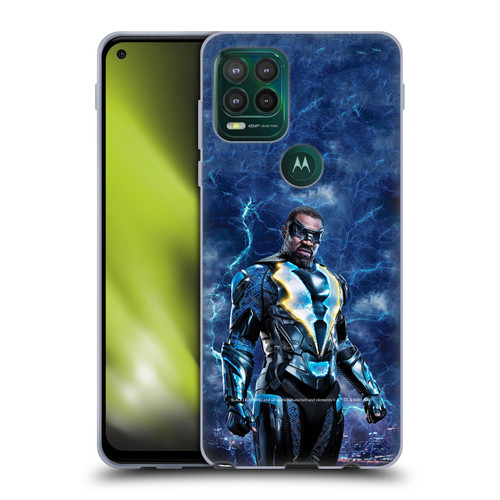 Black Lightning Characters Black Lightning Soft Gel Case for Motorola Moto G Stylus 5G 2021