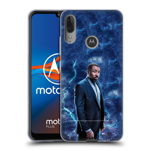 Black Lightning Characters Jefferson Pierce Soft Gel Case for Motorola Moto E6 Plus