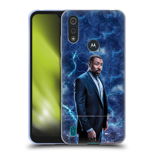 Black Lightning Characters Jefferson Pierce Soft Gel Case for Motorola Moto E6s (2020)