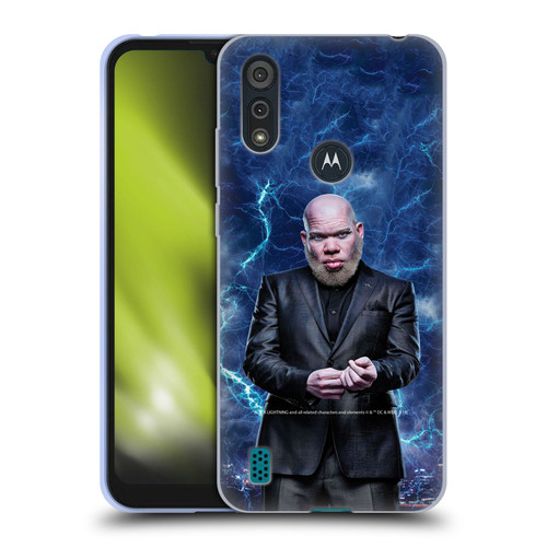 Black Lightning Characters Tobias Whale Soft Gel Case for Motorola Moto E6s (2020)