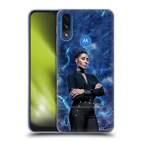 Black Lightning Characters Lynn Pierce Soft Gel Case for Motorola Moto E7 Power / Moto E7i Power