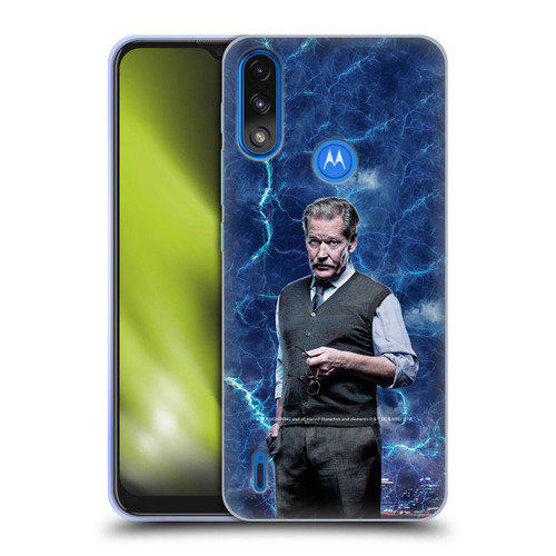 Black Lightning Characters Peter Gambi Soft Gel Case for Motorola Moto E7 Power / Moto E7i Power