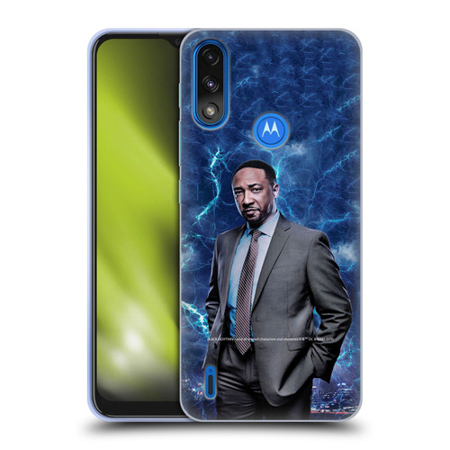 Black Lightning Characters William Henderson Soft Gel Case for Motorola Moto E7 Power / Moto E7i Power