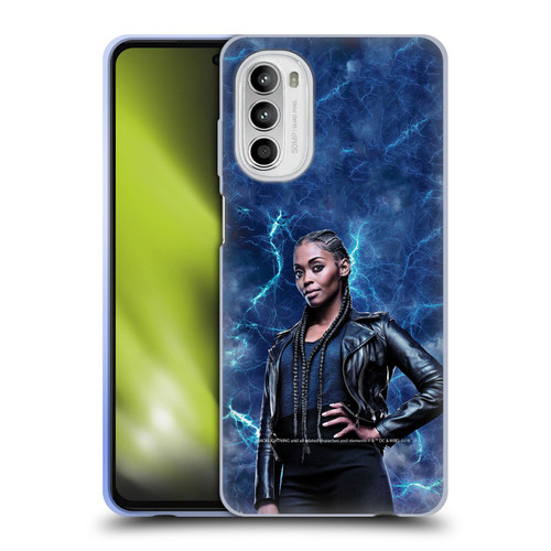 Black Lightning Characters Anissa Pierce Soft Gel Case for Motorola Moto G52