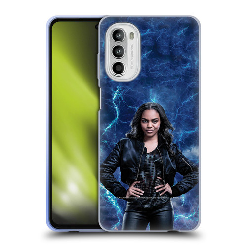 Black Lightning Characters Jennifer Pierce Soft Gel Case for Motorola Moto G52