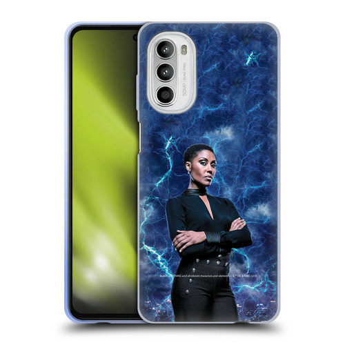 Black Lightning Characters Lynn Pierce Soft Gel Case for Motorola Moto G52