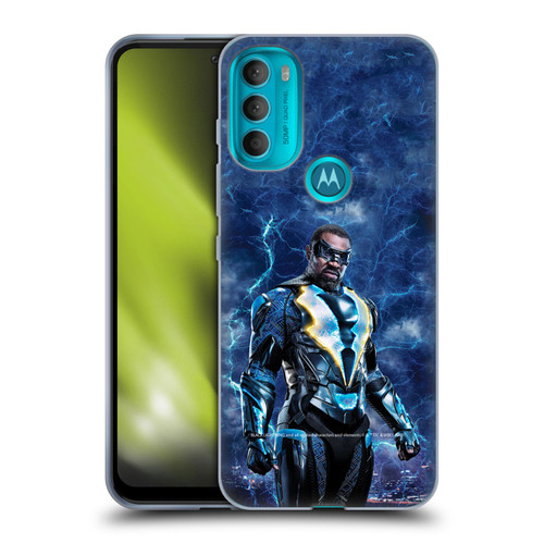 Black Lightning Characters Black Lightning Soft Gel Case for Motorola Moto G71 5G