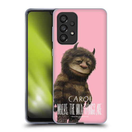 Where the Wild Things Are Movie Characters Carol Soft Gel Case for Samsung Galaxy A33 5G (2022)