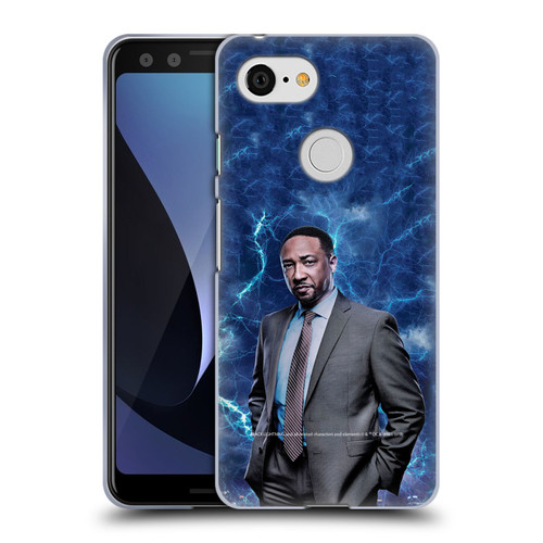 Black Lightning Characters William Henderson Soft Gel Case for Google Pixel 3