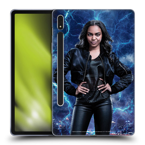 Black Lightning Characters Jennifer Pierce Soft Gel Case for Samsung Galaxy Tab S8