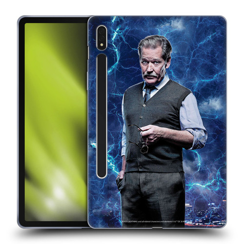 Black Lightning Characters Peter Gambi Soft Gel Case for Samsung Galaxy Tab S8