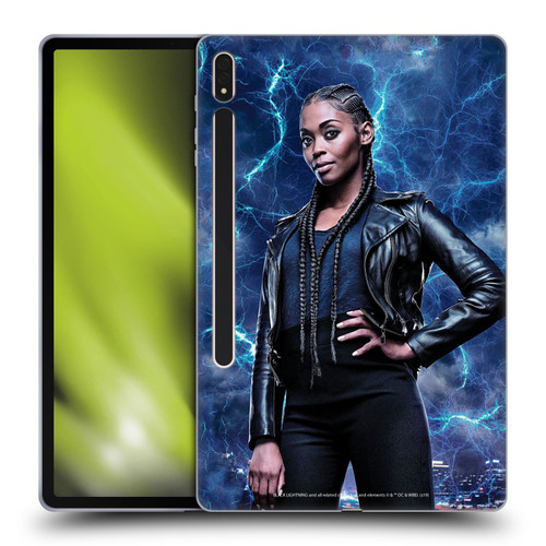 Black Lightning Characters Anissa Pierce Soft Gel Case for Samsung Galaxy Tab S8 Plus