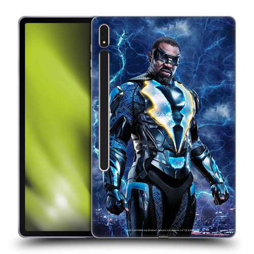 Black Lightning Characters Black Lightning Soft Gel Case for Samsung Galaxy Tab S8 Plus