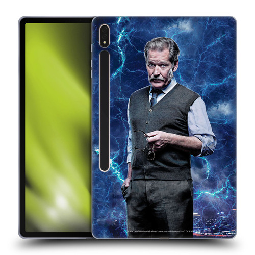 Black Lightning Characters Peter Gambi Soft Gel Case for Samsung Galaxy Tab S8 Plus