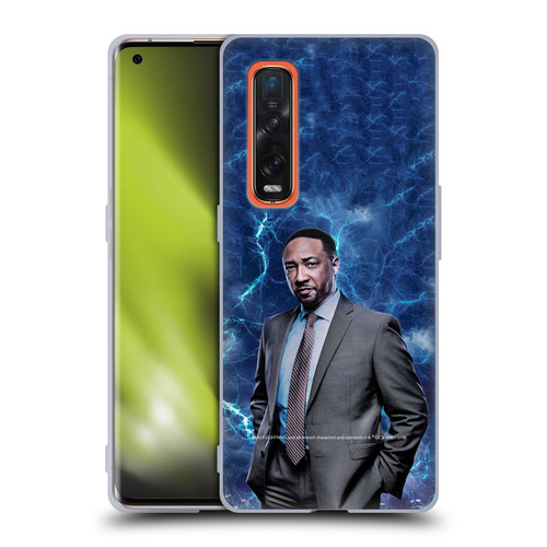 Black Lightning Characters William Henderson Soft Gel Case for OPPO Find X2 Pro 5G