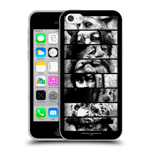 Where the Wild Things Are Movie Graphics Black And White Soft Gel Case for Apple iPhone 5c