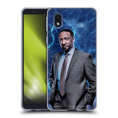 Black Lightning Characters William Henderson Soft Gel Case for Samsung Galaxy A01 Core (2020)