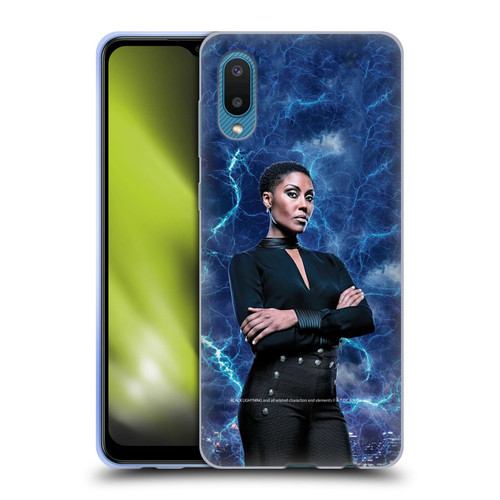 Black Lightning Characters Lynn Pierce Soft Gel Case for Samsung Galaxy A02/M02 (2021)