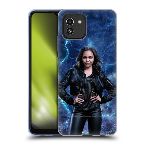 Black Lightning Characters Jennifer Pierce Soft Gel Case for Samsung Galaxy A03 (2021)