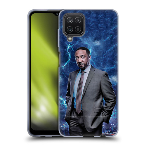 Black Lightning Characters William Henderson Soft Gel Case for Samsung Galaxy A12 (2020)