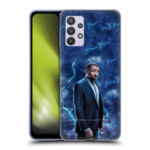 Black Lightning Characters Jefferson Pierce Soft Gel Case for Samsung Galaxy A32 5G / M32 5G (2021)