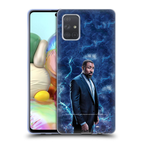 Black Lightning Characters Jefferson Pierce Soft Gel Case for Samsung Galaxy A71 (2019)