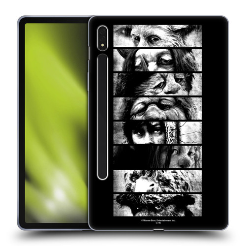 Where the Wild Things Are Movie Graphics Black And White Soft Gel Case for Samsung Galaxy Tab S8