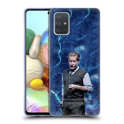 Black Lightning Characters Peter Gambi Soft Gel Case for Samsung Galaxy A71 (2019)