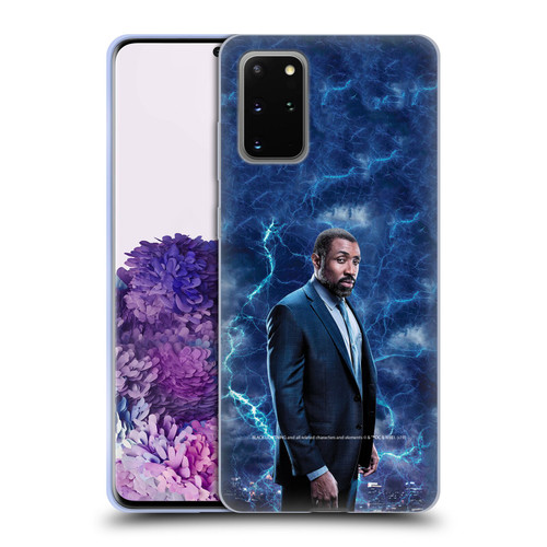 Black Lightning Characters Jefferson Pierce Soft Gel Case for Samsung Galaxy S20+ / S20+ 5G