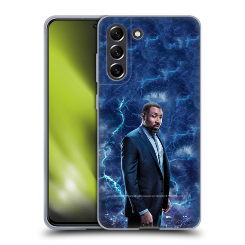 Black Lightning Characters Jefferson Pierce Soft Gel Case for Samsung Galaxy S21 FE 5G