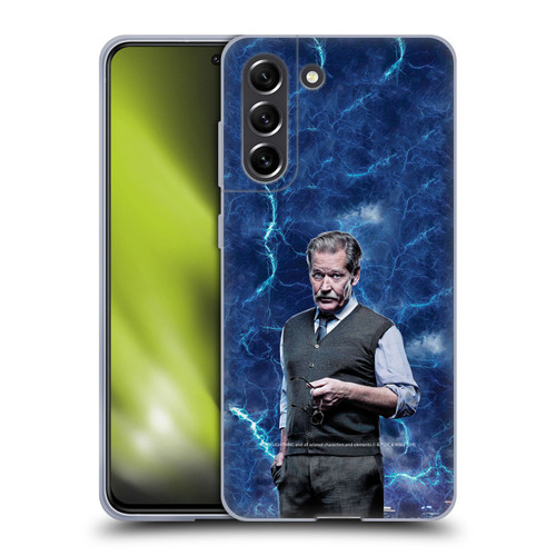 Black Lightning Characters Peter Gambi Soft Gel Case for Samsung Galaxy S21 FE 5G