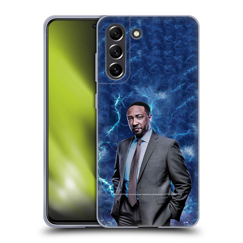 Black Lightning Characters William Henderson Soft Gel Case for Samsung Galaxy S21 FE 5G