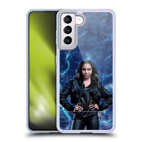 Black Lightning Characters Jennifer Pierce Soft Gel Case for Samsung Galaxy S21 5G