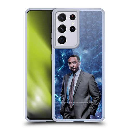 Black Lightning Characters William Henderson Soft Gel Case for Samsung Galaxy S21 Ultra 5G