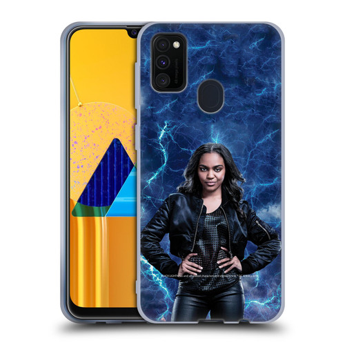 Black Lightning Characters Jennifer Pierce Soft Gel Case for Samsung Galaxy M30s (2019)/M21 (2020)