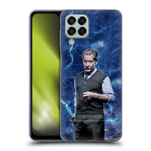 Black Lightning Characters Peter Gambi Soft Gel Case for Samsung Galaxy M33 (2022)