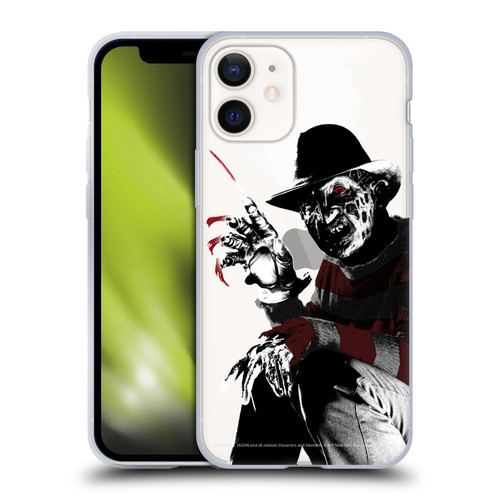 Freddy VS. Jason Graphics Freddy Soft Gel Case for Apple iPhone 12 Mini