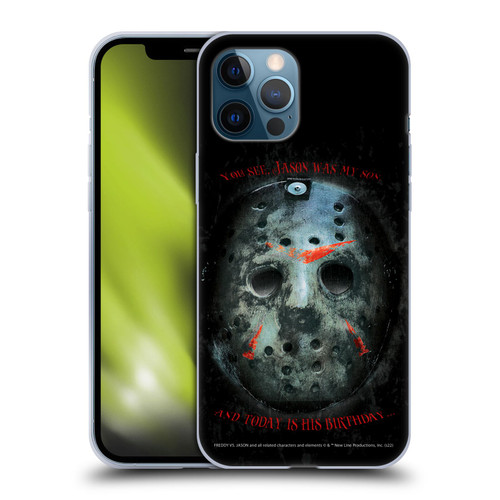 Freddy VS. Jason Graphics Jason's Birthday Soft Gel Case for Apple iPhone 12 Pro Max