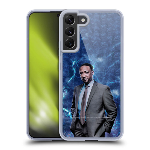 Black Lightning Characters William Henderson Soft Gel Case for Samsung Galaxy S22+ 5G