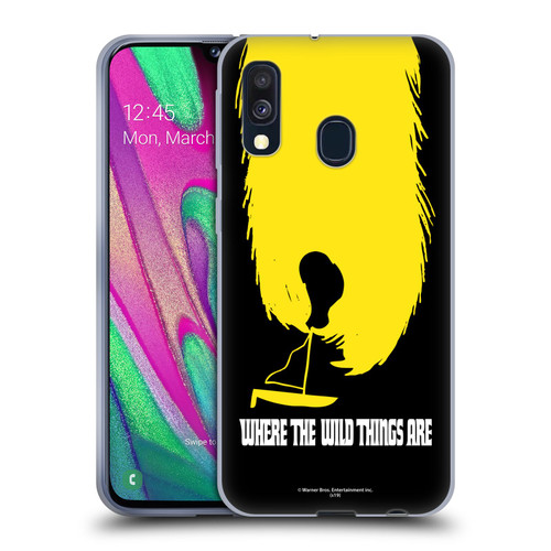 Where the Wild Things Are Movie Graphics Paw Soft Gel Case for Samsung Galaxy A40 (2019)