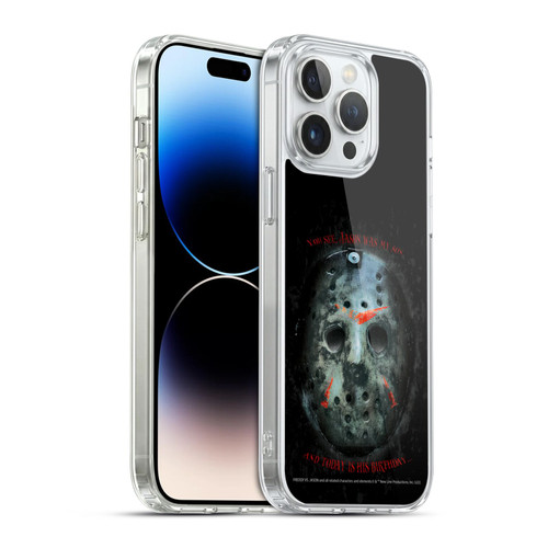 Freddy VS. Jason Graphics Jason's Birthday Soft Gel Case for Apple iPhone 14 Pro Max & MagSafe