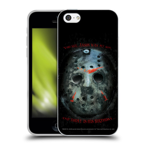 Freddy VS. Jason Graphics Jason's Birthday Soft Gel Case for Apple iPhone 5c