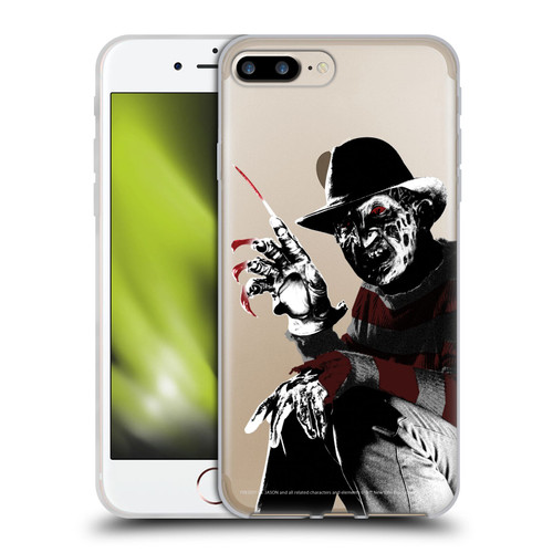 Freddy VS. Jason Graphics Freddy Soft Gel Case for Apple iPhone 7 Plus / iPhone 8 Plus