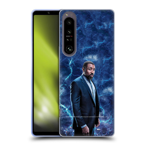 Black Lightning Characters Jefferson Pierce Soft Gel Case for Sony Xperia 1 IV