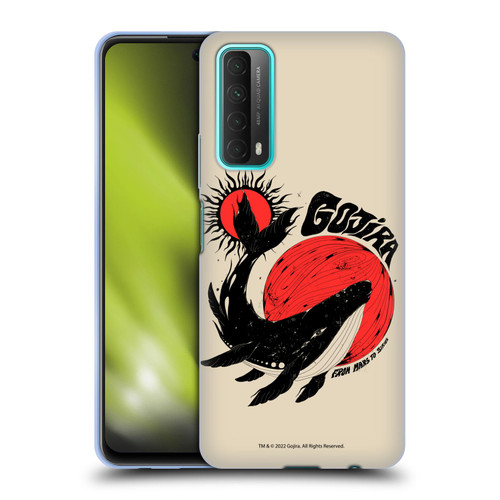 Gojira Graphics Whale Sun Moon Soft Gel Case for Huawei P Smart (2021)