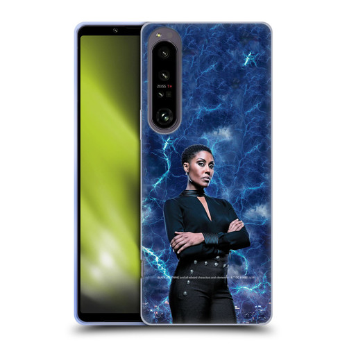 Black Lightning Characters Lynn Pierce Soft Gel Case for Sony Xperia 1 IV