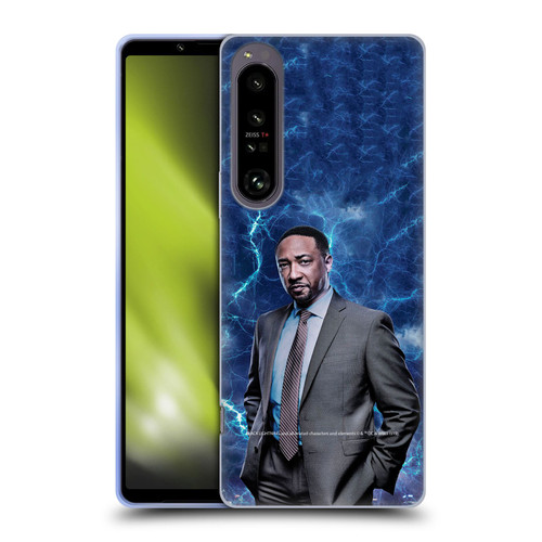 Black Lightning Characters William Henderson Soft Gel Case for Sony Xperia 1 IV