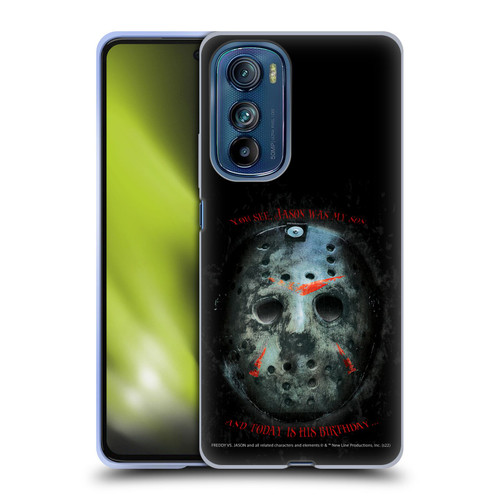 Freddy VS. Jason Graphics Jason's Birthday Soft Gel Case for Motorola Edge 30