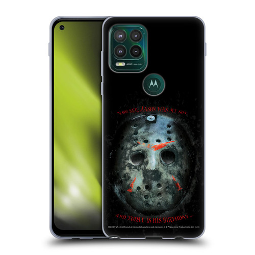 Freddy VS. Jason Graphics Jason's Birthday Soft Gel Case for Motorola Moto G Stylus 5G 2021